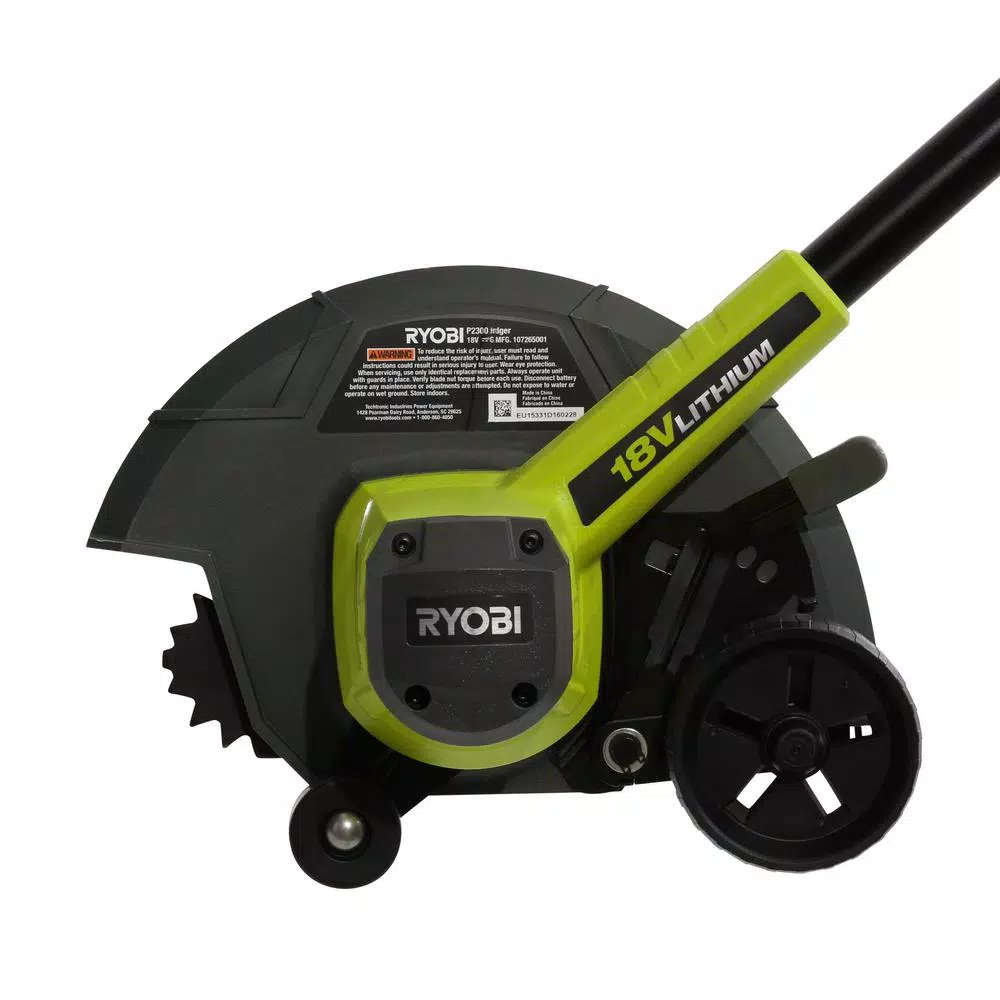 Trimmers RYOBI ONE+ 9 In. 18-Volt Lithium-Ion Cordless Battery Edger (Tool Only) - Image 5