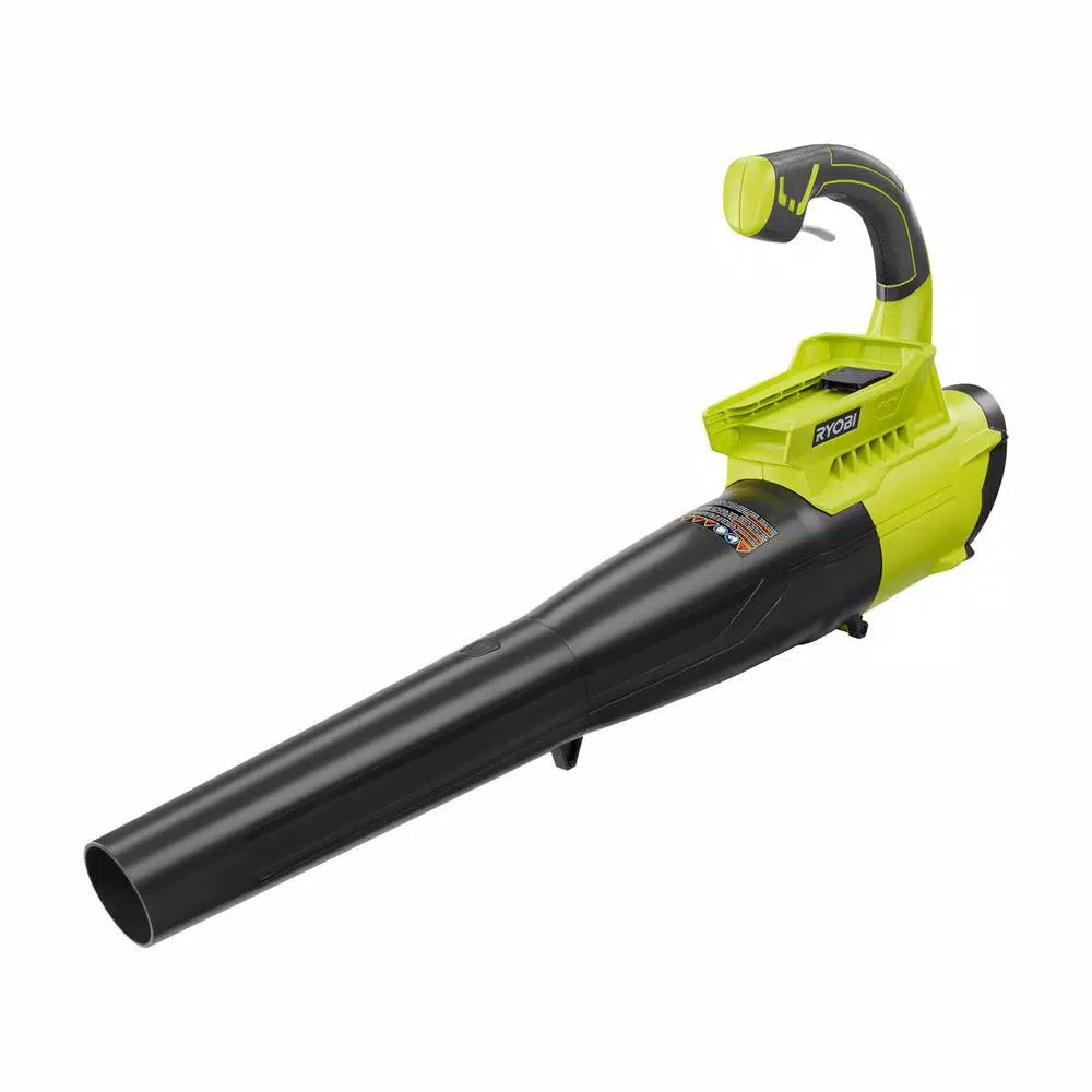 Leaf Blowers RYOBI 155 MPH 300 CFM 40-Volt Lithium-Ion Cordless Battery Jet Fan Leaf Blower (Tool Only)