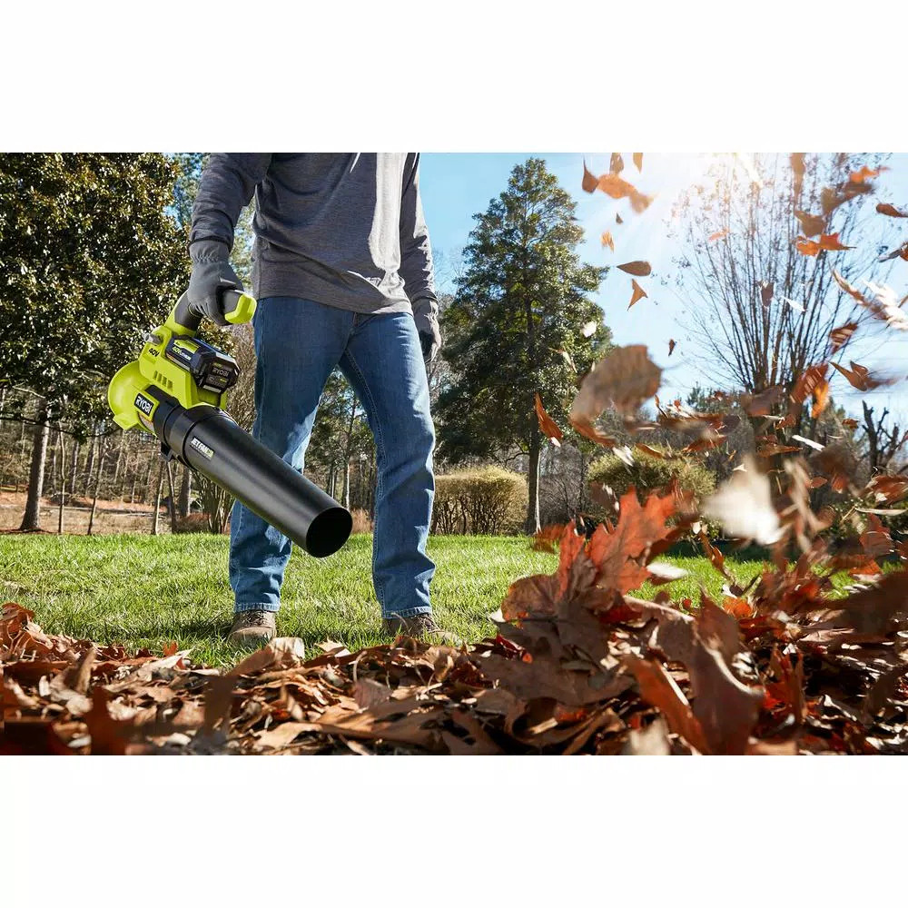 Leaf Blowers RYOBI 110 MPH 525 CFM 40-Volt Li-Ion Cordless Jet Fan Leaf Blower And 24 In Hedge Trimmer 4.0 Ah Battery And Charger Included 8 Leaf Blowers RYOBI 110 MPH 525 CFM 40-Volt Li-Ion Cordless Jet Fan Leaf Blower And 24 In Hedge Trimmer 4.0 Ah Battery And Charger Included - Image 8