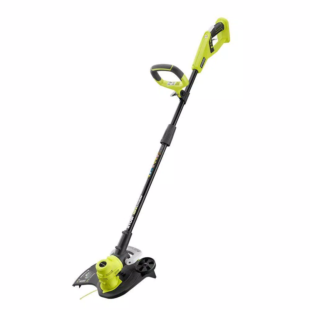 Trimmers RYOBI ONE+ 18-Volt Lithium-Ion Cordless Battery Electric String Trimmer/Edger (Tool Only) - Image 7