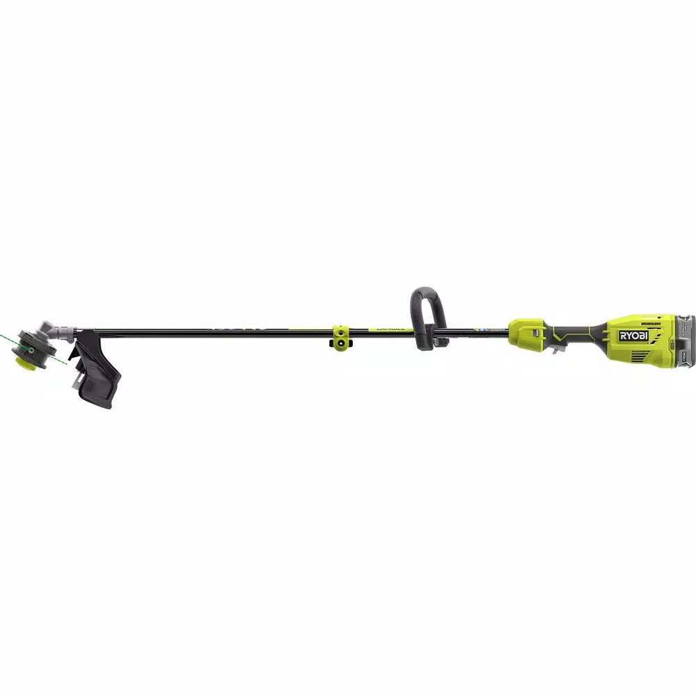 Trimmers RYOBI ONE+ 18-Volt Cordless Attachment Capable Brushless String Trimmer With Edger Attachment 4.0 Ah Battery, Charger Included - Image 7