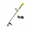 Trimmers RYOBI ONE+ 18-Volt Lithium-Ion Brushless Cordless String Trimmer – 4.0 Ah Battery And Charger Included