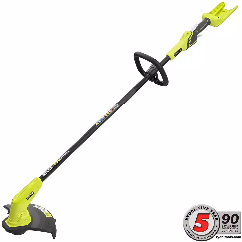 Trimmers RYOBI 40-Volt Lithium-Ion Cordless Battery String Trimmer (Tool Only) - Image 5