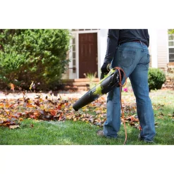 Trimmers RYOBI 18 In. 10 Amp Electric Corded String Trimmer And 8 Amp Jet Fan Blower Kit -ECHO SALES STORE ryobi electric string trimmers ry41135 2x fa 1000