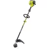 Trimmers RYOBI 25cc 2-Cycle Attachment Capable Full Crank Straight Gas Shaft String Trimmer