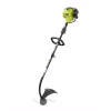 Trimmers RYOBI Reconditioned 2-Cycle 25 Cc Gas Full Crank Curved Shaft String Trimmer