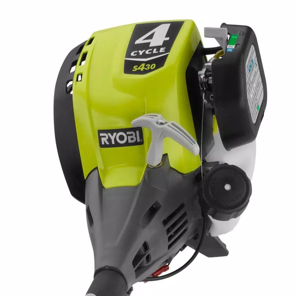 Trimmers RYOBI Reconditioned 4-Cycle 30cc Attachment Capable Straight Shaft Gas Trimmer - Image 4