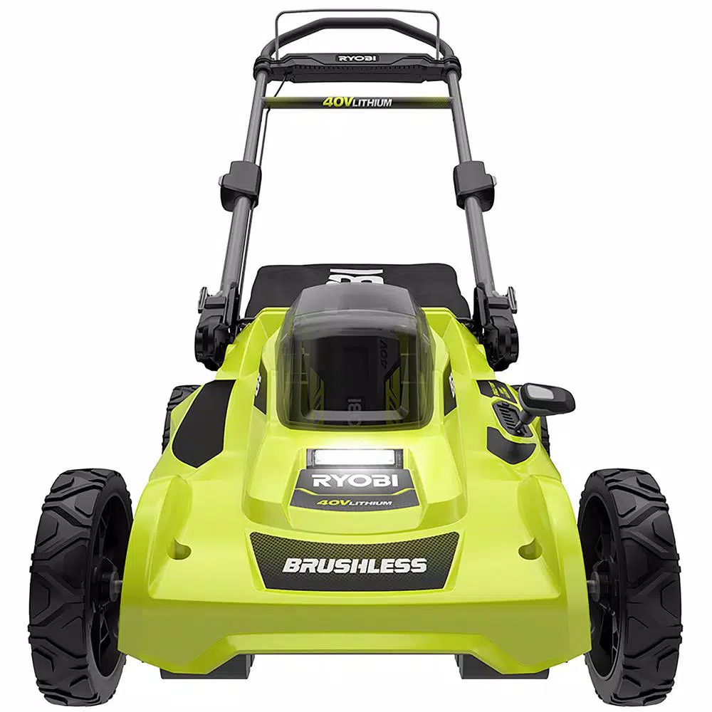 Lawn Mowers RYOBI 20 In. 40-Volt Brushless Lithium-Ion Cordless Battery Walk Behind Push Lawn Mower 6.0 Ah Battery/Charger Included - Image 10