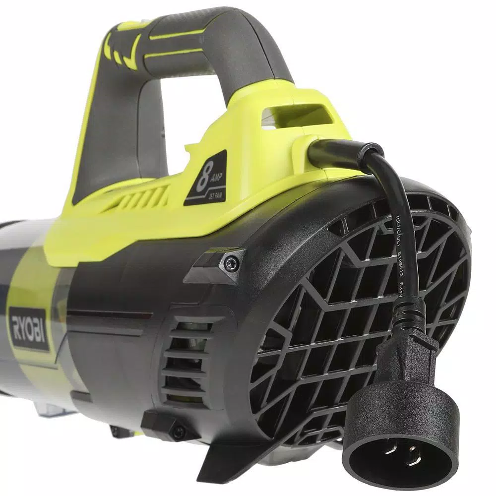 Lawn Mowers RYOBI 13 In. 11 Amp Corded Electric Walk Behind Push Mower And 8 Amp Electric Jet Fan Blower - Image 3