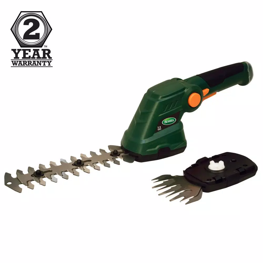 Trimmers Scotts 7.2-Volt Lithium-Ion Cordless Grass And Shrub Shear – 2 Ah Battery And Charger Included 6 Trimmers Scotts 7.2-Volt Lithium-Ion Cordless Grass And Shrub Shear – 2 Ah Battery And Charger Included - Image 6