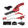 Trimmers Sun Joe 7.2-Volt 2-in-1 Cordless Grass Shear And Hedge Trimmer With Extension Pole In Red