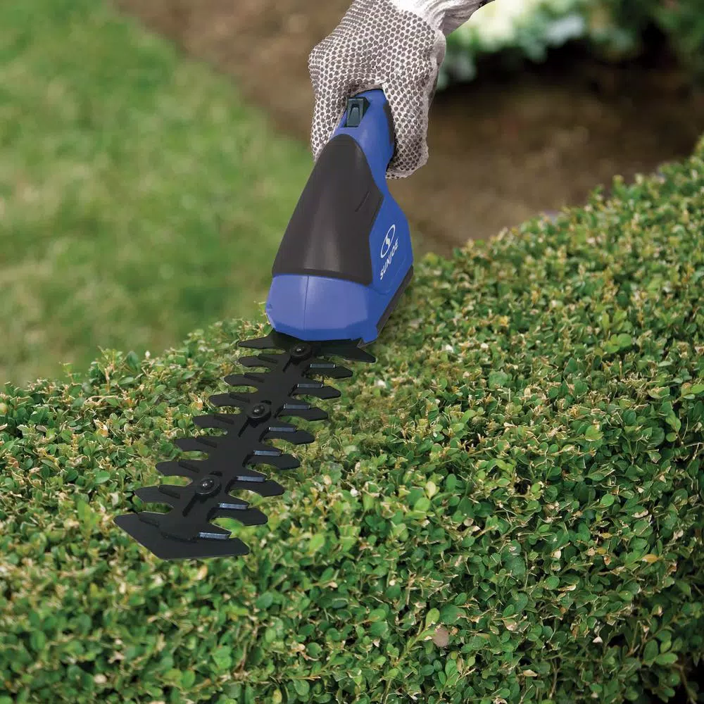 Trimmers Sun Joe 7.2-Volt 2-in-1 Cordless Grass Shear And Hedge Trimmer With Extension Pole, Blue - Image 6
