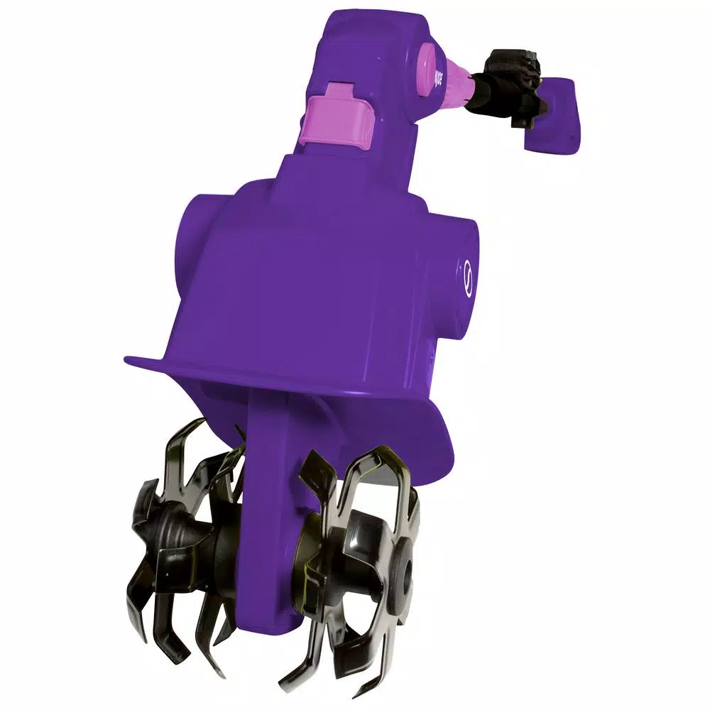 Trimmers Sun Joe 4.5 Amp Electric Lawn And Garden Multi-Tool System Hedge Trimmer/Grass Trimmer/Garden Tiller, Purple - Image 3