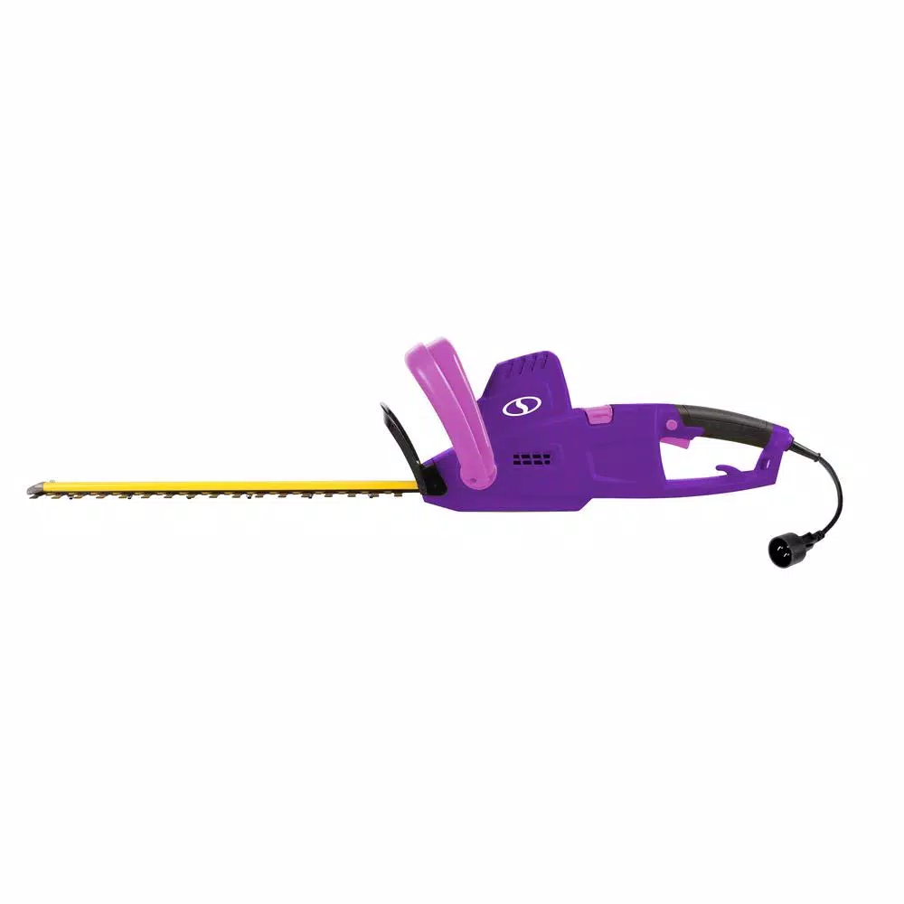 Trimmers Sun Joe 4.5 Amp Electric Lawn And Garden Multi-Tool System Hedge Trimmer/Grass Trimmer/Garden Tiller, Purple - Image 2