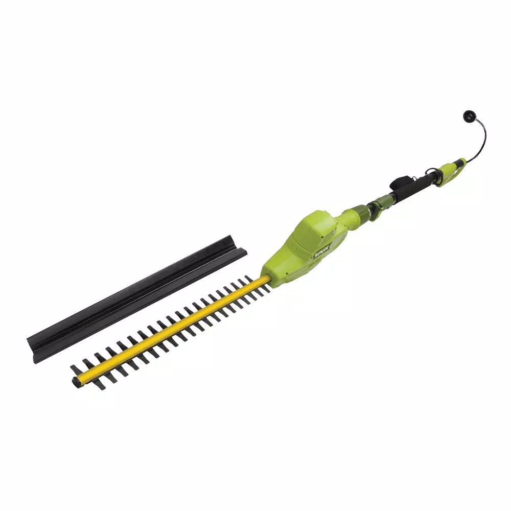 Trimmers Sun Joe 4 Amp Corded Electric Pole Hedge Trimmer 1 Trimmers Sun Joe 4 Amp Corded Electric Pole Hedge Trimmer