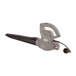 Leaf Blowers Sun Joe 155 MPH 200 CFM 6 Amp Electric Handheld Leaf Blower, Gray