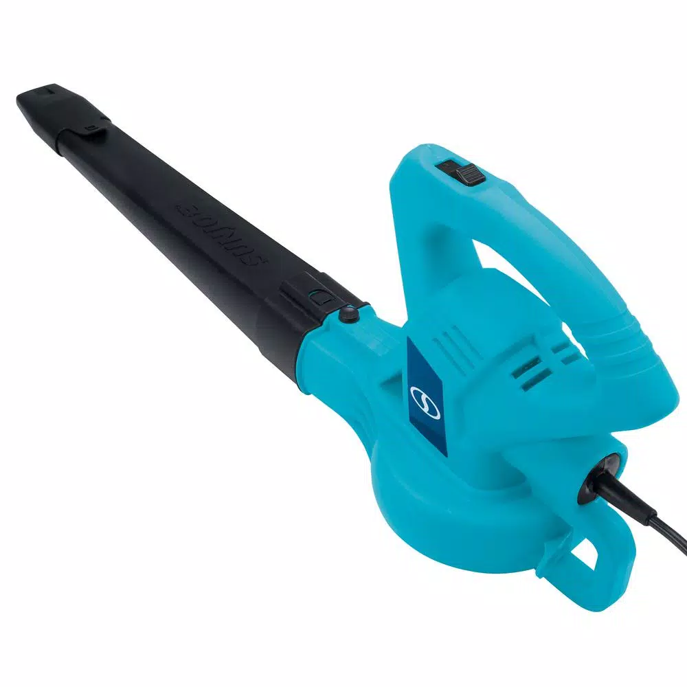 Leaf Blowers Sun Joe 215 MPH 240 CFM 10 Amp Electric Leaf Blower In Blue 3 Leaf Blowers Sun Joe 215 MPH 240 CFM 10 Amp Electric Leaf Blower In Blue - Image 3