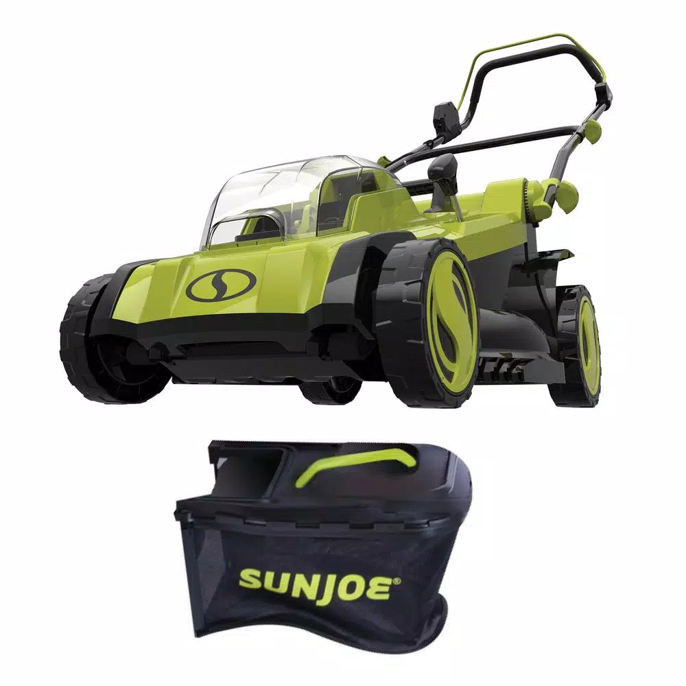 Lawn Mowers Sun Joe 17 In. 48-Volt ION+ Cordless Electric Walk Behind Push Lawn Mower (Tool Only)