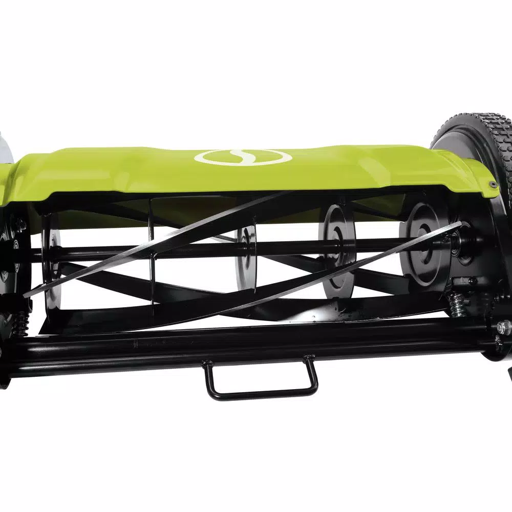 Lawn Mowers Sun Joe 18 In. 5-Position Quad Manual Walk-Behind Push Reel Mower - Image 4