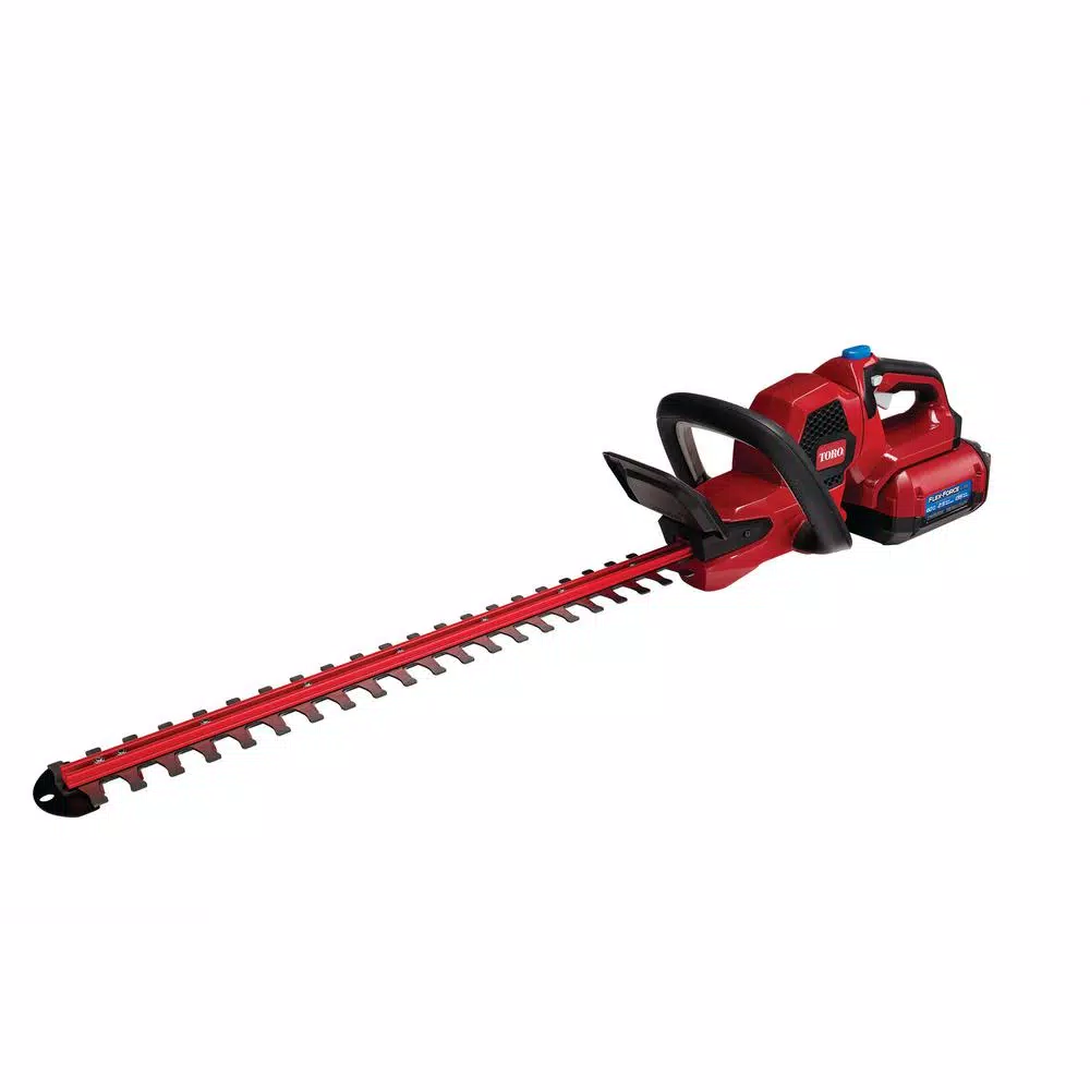 Trimmers Toro Flex-Force 24 In. 60-Volt Max Lithium-Ion Cordless Hedge Trimmer – 2.5 Ah Battery And Charger Included - Image 11