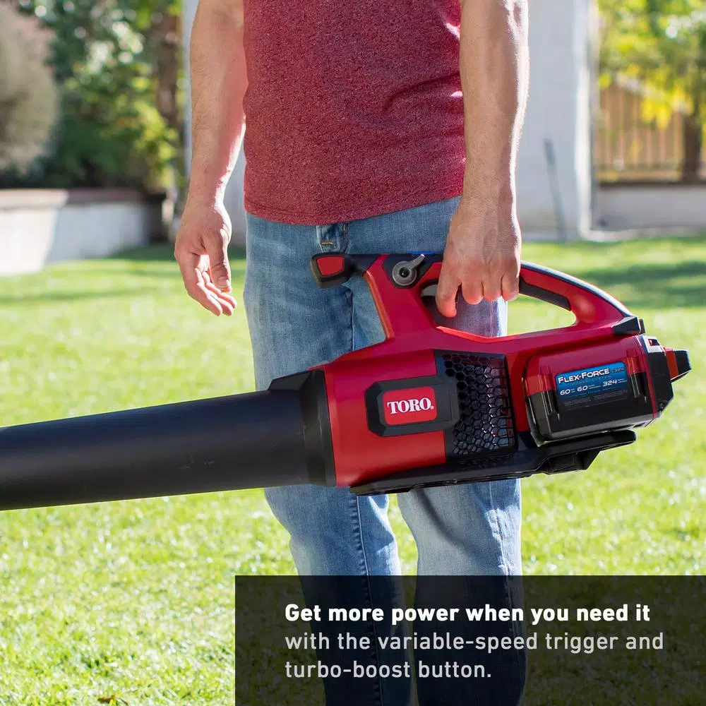 Leaf Blowers Toro 115 MPH 605 CFM 60-Volt Max Lithium-Ion Brushless Cordless Leaf Blower – Battery And Charger Not Included - Image 12