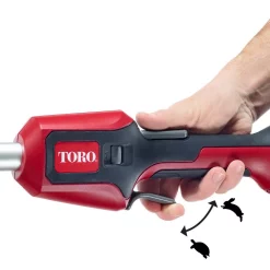 Trimmers Toro 60-Volt Max Lithium-Ion Brushless Cordless 14 In. / 16 In. String Trimmer – 2.5 Ah Battery And Charger Included -ECHO SALES STORE toro cordless string trimmers 51830 4f 1000