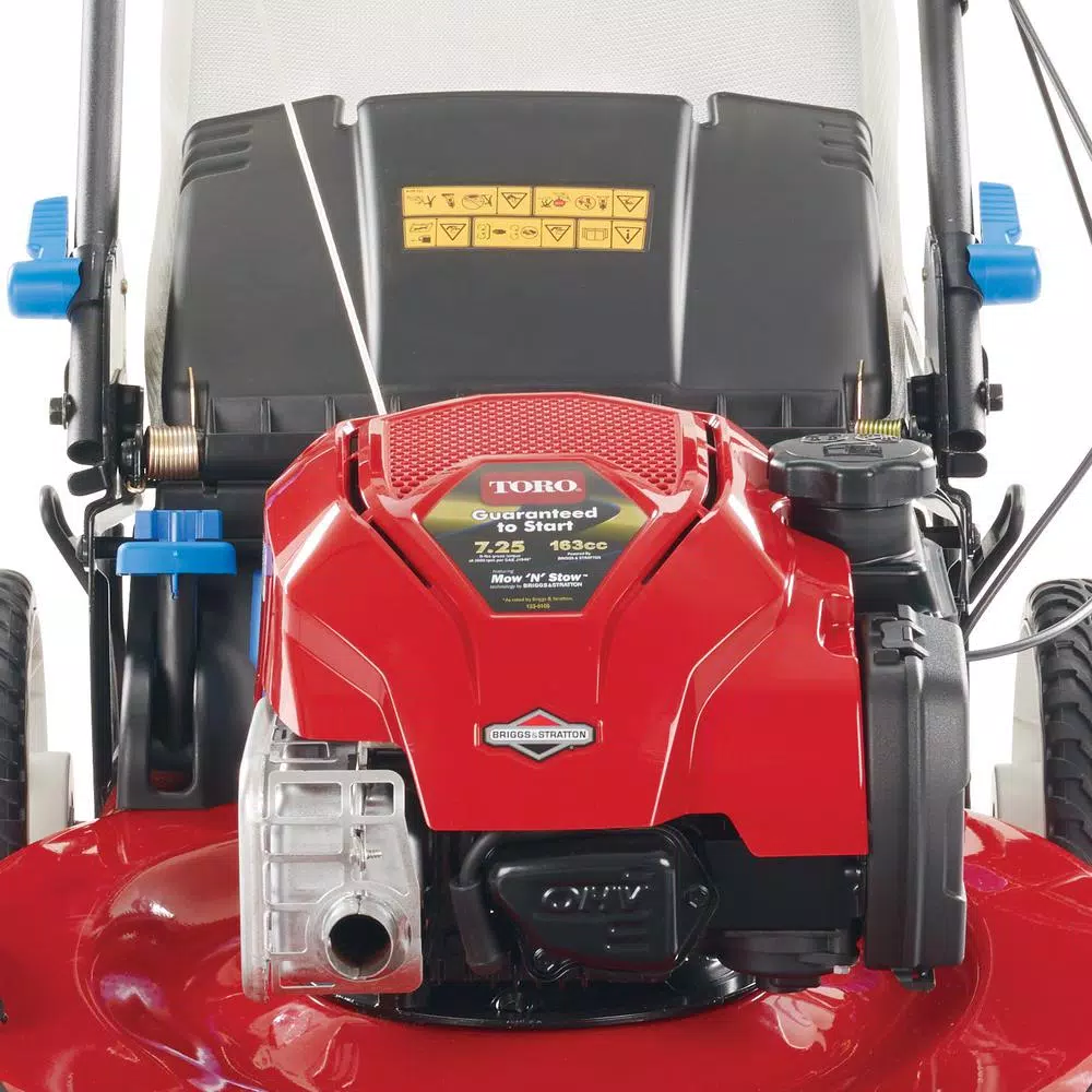 Lawn Mowers Toro Recycler 22 In. SmartStow Personal Pace Variable Speed High-Wheel Drive Gas Walk Behind Self Propelled Lawn Mower - Image 6