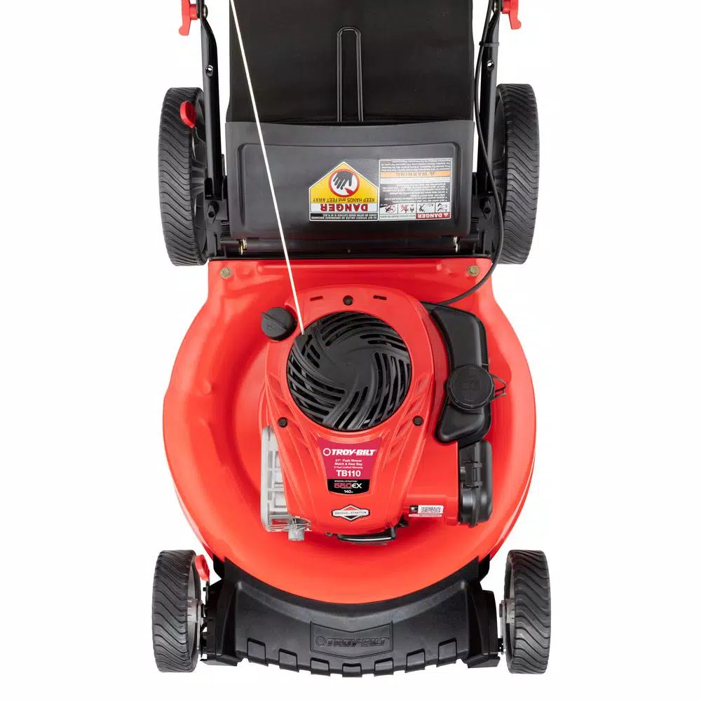 Lawn Mowers Troy-Bilt 21 In. 140 Cc 550ex Series Briggs & Stratton Gas Walk Behind Push Mower With 2-in-1 Cutting TriAction Cutting System 8 Lawn Mowers Troy-Bilt 21 In. 140 Cc 550ex Series Briggs & Stratton Gas Walk Behind Push Mower With 2-in-1 Cutting TriAction Cutting System - Image 8