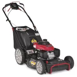 Lawn Mowers Troy-Bilt XP 21 In. 190 Cc Honda Gas Walk Behind Self Propelled Lawn Mower With High Rear Wheels, 3-in-1 TriAction Cutting System