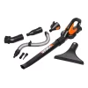 Leaf Blowers Worx POWER SHARE 20-Volt 120 MPH 80 CFM Cordless Battery Leaf Blower / Sweeper (2Ah Battery, Charger & Accessories Included)