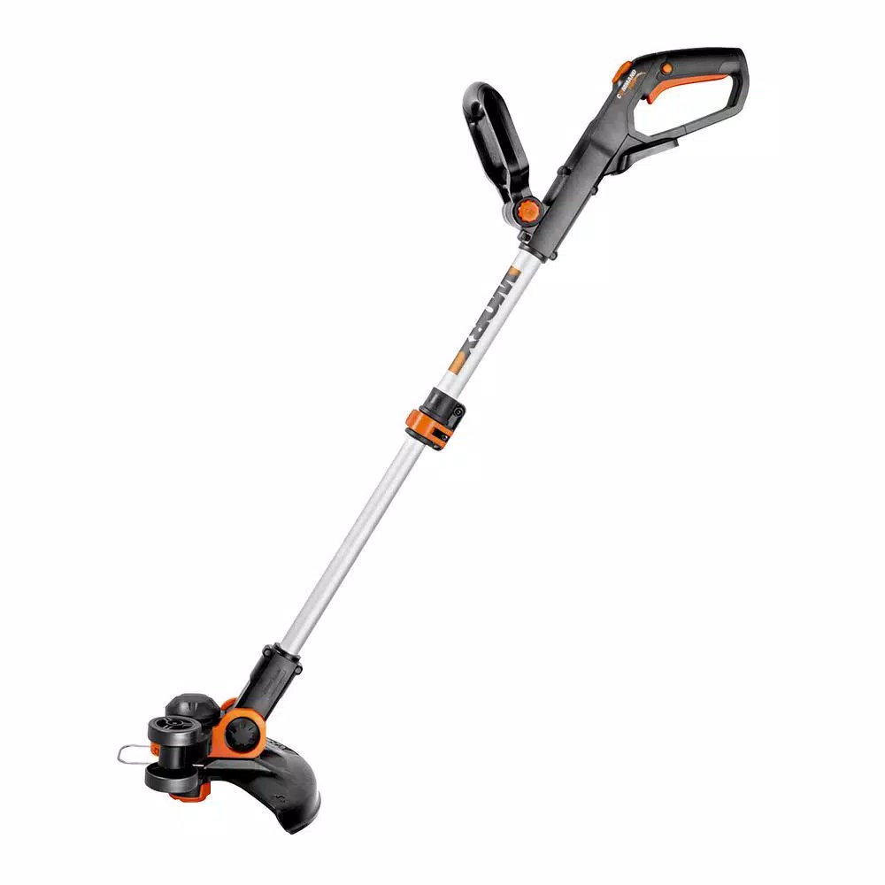 Trimmers Worx POWER SHARE 20-Volt 12-in Cordless Grass Trimmer/Edger, Wheeled Edging, Command Feed (Bare Tool)
